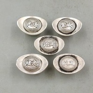 Đồng tiền cổ nhà Thanh đồng xu đồng đỏ Thỏi bạc Thỏi bạc từ năm Hoàng đế của triều đại nhà Thanh sau