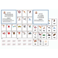 ❤️PDF❤️ (60 CVC RHYMING WORDS + 60 CVC FLASHCARDS) CVC RHYMING ACTIVITIES, CUT AND PASTE