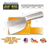 Sam Lee M2222 Stainless Steel Durian Knife With Cover Large Small (MADE IN MALAYSIA)