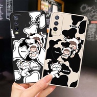 IPHONE [MP03] Macaron Case + Free Popsocket For Vivo Y01 Y15S Y21S Y21 Y20 Y20S Y12S Y33S Y33T Y12 Y