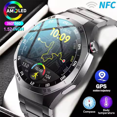 2025 Original New SmartWatch AMOLED Screen GPS Bluetooth call Heart rate Blood oxygen Outdoor Sports