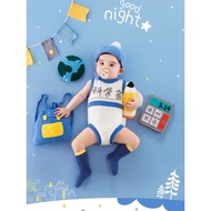 21 Exhibition New Products Aibeer Hundred Days Knitted Photo Studio Children Baby Photo Costume Them