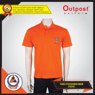 Baju T-shirt Tunas Pertahanan Awam (TUSPA) Lengan Pendek Outpost Uniform