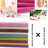 1pc Beauty Bedsheet Cosmetic Salon Sheets Polyester Table Spa Massage Cover Sheet With Hole Home Tex