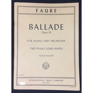 FAURE Gabriel: Ballade for Piano & Orchestra Opus 19