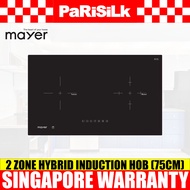 Mayer MMIDHB752CS 2 Zone Hybrid Induction Hob (75cm)
