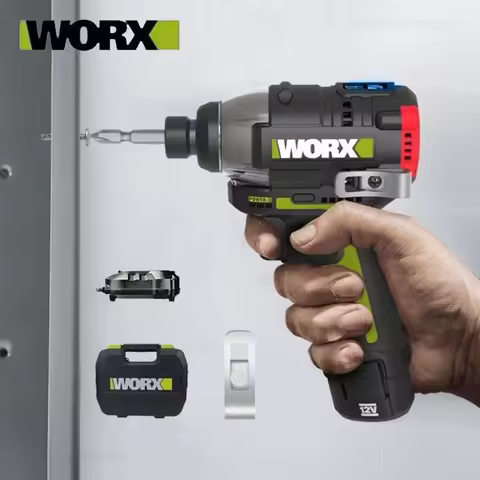 WORX WU132X Brushless Impact Screwdriver High Torque Smart Cordless Electric Screwdrivers Set USB Re