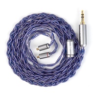 KBEAR Neon iem Headphone Cable 4 Core High-purity OFC Quad-cross Woven Structure HiFi Cable 3.5/4.4M
