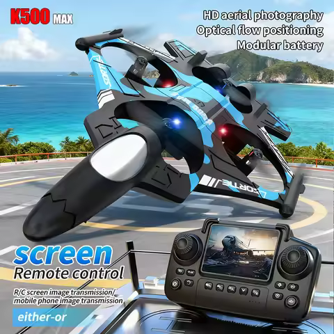 K500 MAX RC Plane Fighter 2.4G Remote Control Stunt Glider 360 ° Rolling Flight Flying Foam Airplane