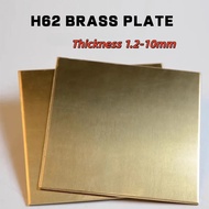 H62 Brass Plate Thickness 1.2-10mm Brass Sheet Brass with Copper Exhaust Laser Processing H59 Brass 