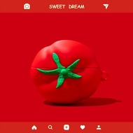 For GOOJODOQ J201 J206 J228 J229 Earphone Case Cute realistic tomato pattern