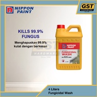 4L Nippon Paint Fungicidal Wash Wall Brick & Wood No More Fungus Kill Fungal Bacterial Cat Tahan Kul