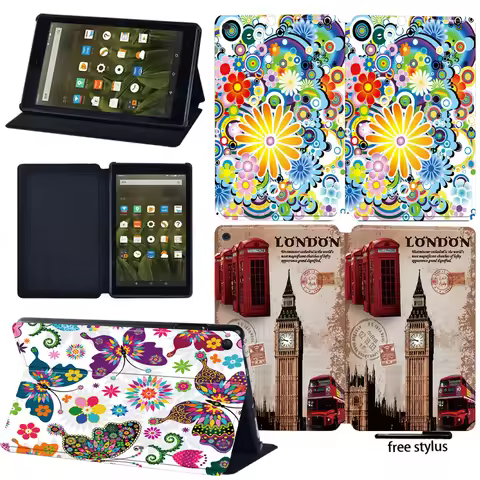 For Fire HD 8 6/7/8th HD8 Plus 10th Funda Fire 7 12th HD 10 5th 7th 9th Gen Fire HD 10 Plus 11th Gen
