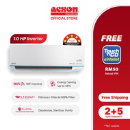 Acson AVORY Premium Inverter Air Conditioner 1.0HP R32 A3WMY10APF  –  WiFi FOC TNG RM50 RELOAD PIN