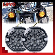 ไฟเลี้ยวรถจักรยานยนต์ไฟวิ่งกลางวันไฟ LED ไก่ฟ้าการปรับเปลี่ยนไฟเบรคสําหรับ Harley 1157