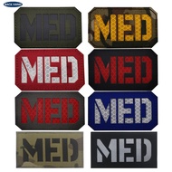 Haike Outdoor MED Rescue Kit Sticker Badge MEDIC Reflective Laser IR Velcro Morale
