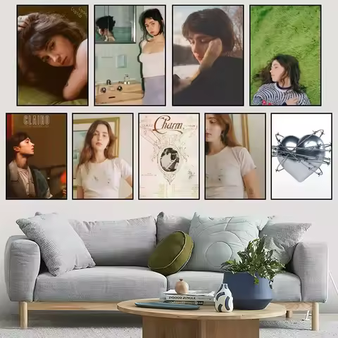 Singer C-Clairo Charm P Poster Home Bar Coffee House Decor Aesthetic Art Wall Painting Stickers Indo