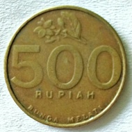 uang kuno 500rupiah bunga melati emisi 2001