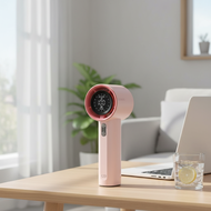 S001 Mini Rechargeable 4000MAH Turbo Fan 0-100 Speed Level High Velocity Portable Fan