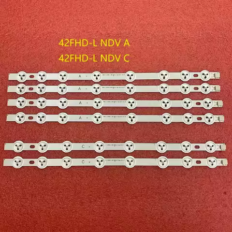 LED backlight strip(6) for VES420UNDL-N01 Vestel 42 42FHD-L NDV Hitachi D42F182N3C D42F167B3 TELEFUN