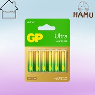 |🐹SG LOCAL🐹| GP Alkaline Ultra AA Battery / AAA 6pcs Cards | GP Batteries Battery Economic Heavy Dut