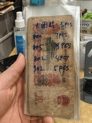 一堆舊款人民幣紙幣硬幣香港紙幣