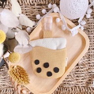 珍珠奶茶-造型平安符袋 / 鑰匙圈