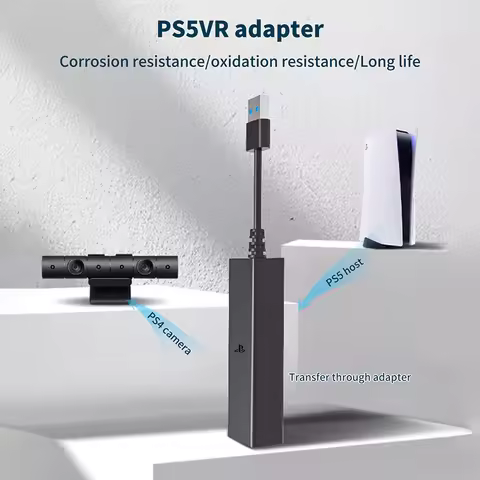 NEW For PS5 VR Cable Adapter For PS5 Console USB 3.0 Mini Camera Connector For PS VR To P5 Cable Ada
