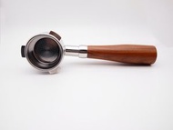 酸枝木不鏽鋼咖啡無底手柄54mm適用Breville 8 系列咖啡機(包含一個粉碗14g-18g)