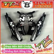 Tem sirius movistar Tem xe phụ kiện sirius màu đen chứ trắng siêu đẹp Shop TTX Team chế sirius