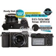 Sony A6000 Camera Garskin - black carbon