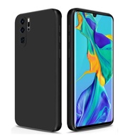 HUAWEI P30 HUAWEI P30 PRO Classic Black TPU Soft Case Liquid Silicone Cover Casing