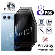 For TECNO Spark 40 5G 2025 3PCS Anti-Privacy Hydrogel Films For Tecno SPARK 40 40C 40Pro Spark40 Spa