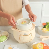 (With Snack Notebook) MISAN ORI Slow Cooker, With Steamer Cage