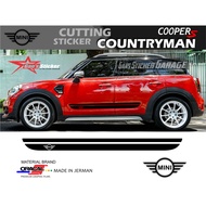Mini Countryman F60 Cutting sticker door Mini cooper Countryman