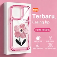 Premium Clear Imitation Flower Embroidery Case hp Infinix Hot 70 Note 60 pro 5g Smart 20 Note 60 Pro