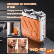 SG Rotary Dual-Ring Electric Shaver Razor/ Mini Portable Razor Shaver/ Men's Travel Shaver/ Waterpro