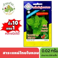 [ซื้อ 10แถม1] เมล็ดพันธุ์ผัก3A 15-25฿ ผักสวนครัว ต้นหอมญี่ปุ่น ใบงาเกาหลี ใบบัวบก กุ้ยช่าย สะระแหน่ 