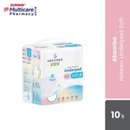 Absorba Nateen Underpad Soft 75cm x 75 cm 10'S