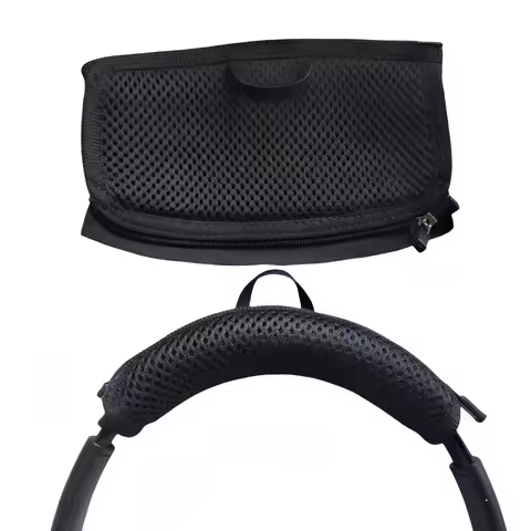 Replacement Protein Leather Ear Pads Cover zipper head beam protective cover For Edifier LS880NB Pro
