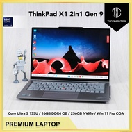 Lenovo ThinkPad X1 2in1 Gen 9 Touchscreen Core Ultra 5 135U 16GB OB RAM 256GB NVMe SSD Win 11 Pro Us