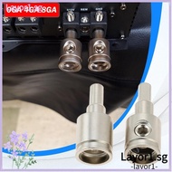 LAYOR Car Audio Connector, Pure Copper 0GA 4GA 8GA Car Speaker Wire Terminal,  Gold Silver Power Gro