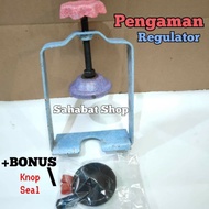 LPG GAS CYLINDER REGULATOR FASTENER LOCKING SAFETY 12KG 5KG 3KG + BONUS