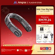 Amgras NeckFan Pro Portable Neck fan collapsible kipas mini 360 Silent Fan cooler Surround Air Outle