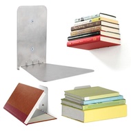 Small Conceal Invisible Floating Book Shelf Stainless Wall Decor