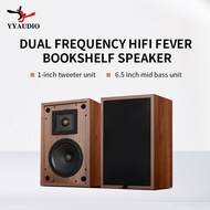 YYAUDIO 6.5 Inch Fashion Bookshelf Speaker Hifi High Fidelity Home Theater Speaker Sound Desktop Speakers