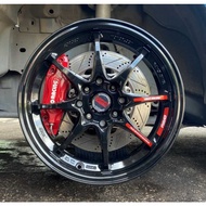 ce28 15x7jj et35 clear ap racing brembo 4pot