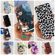 Soft Case Samsung Galaxy A12 A42 M12 M42 F22 F62 M22 M32 M62 Leopard Casing Silicone Clear TPU Phone