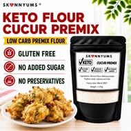 [NEW] Skinnyums Keto Cucur Keto Premix Flour Tepung Keto Cucur Tepung Cekodok Tepung Atkins Diet Foo