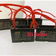 Ceiling Fan Starting Capacitor 1.5uF 450v 50/60Hz